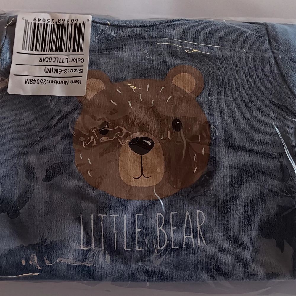 Hudson Baby Little Bear long-sleeved 3pk bodysuit/ onesie